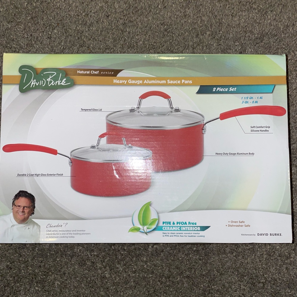 David Burke Sauce Pans
